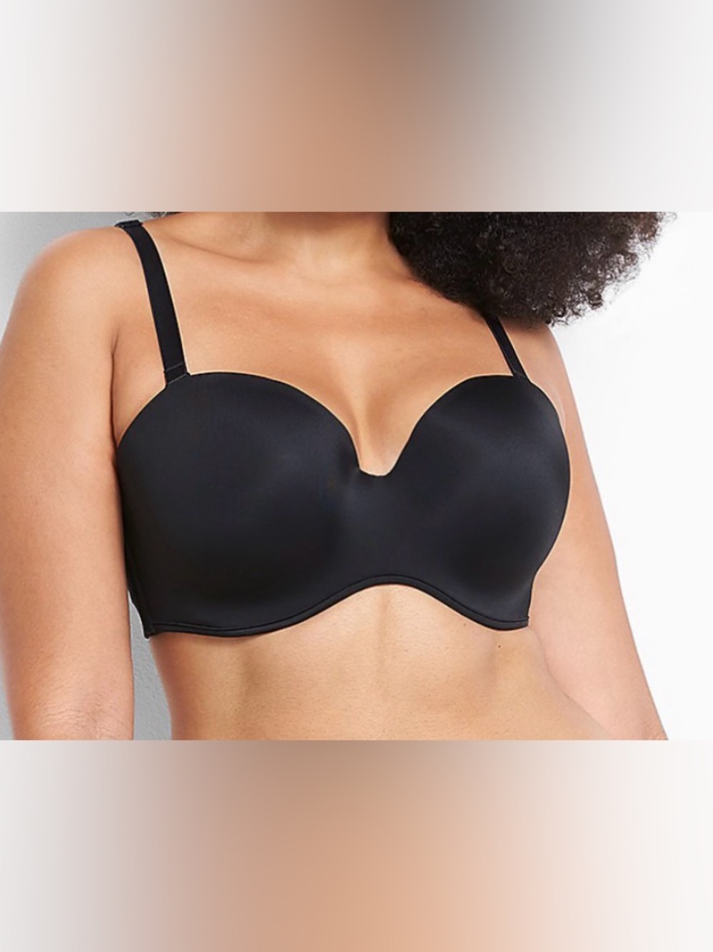 NWT Cacique Lightly Lined Multi Way Strapless Bra Size 38H